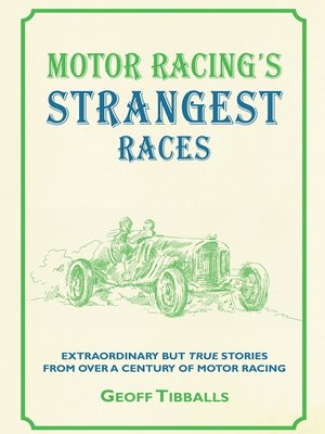cover image of Motor Racing's Strangest Races